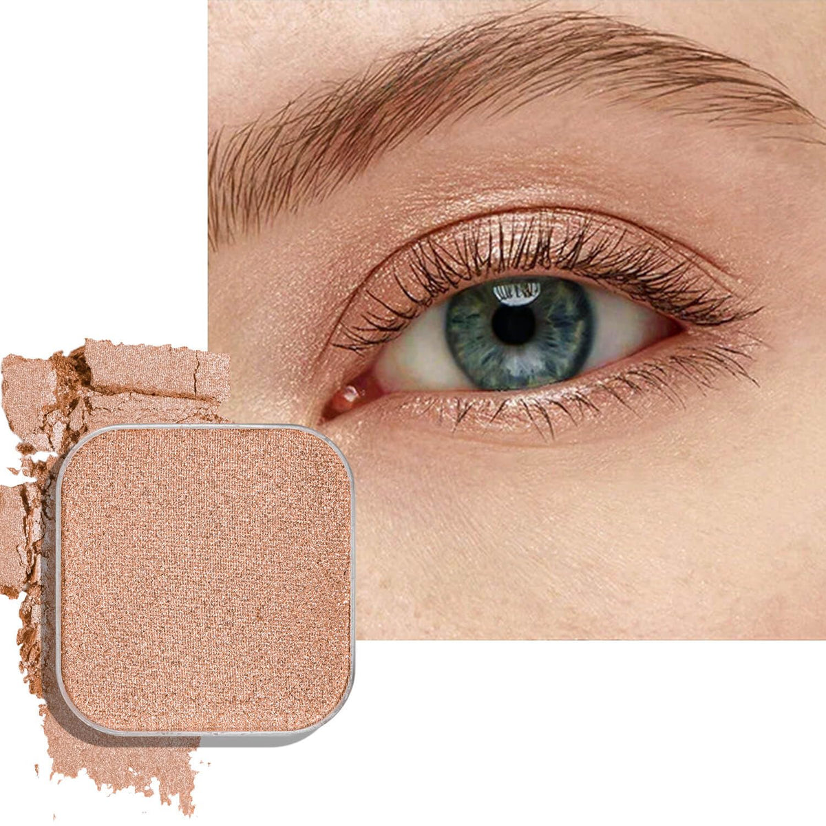 Chameleon Duochrome Eyeshadow, Mauve Taupe with Blue-Green Shift