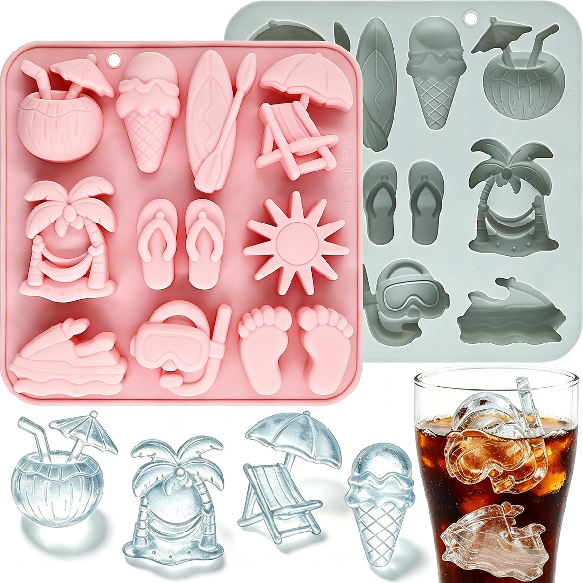 Fall Silicone Molds, Autumn Molds 3 Pack Silicone Pumpkin Thanksgiving Mold