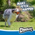 Chuckit! Ultra Ball Dog Toy - Medium Bouncy Fetch Balls For Dogs 20-60 lbs - Made from Durable Rubber - Floating Water Pet Toys - Size Medium - 2.5-inch Diameter - Pack of 4