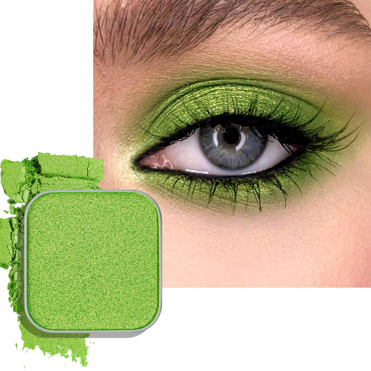 Chameleon Duochrome Eyeshadow, Mauve Taupe with Blue-Green Shift