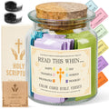 Bible Verse Jar, Read Me When Bible Verses Jar, Christian Gifts for Women | Daily encouragement and prayer, Christian gifts for women, moms, daughters, friends, birthdays, graduation, Christmas