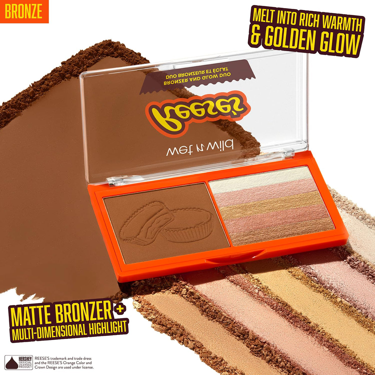 Reese's Bronzer and Glow Duo - Hershey's Trick-or-Treat Halloween Candy