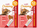 Catit Creamy Lickable Cat Treat – Healthy Variety of Flavors, 50 Pack, Hand-Feed or Serve, Nutrient-Rich Squeeze Tube, 0.5 oz Each