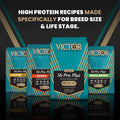VICTOR Super Premium Dog Food – Hi-Pro Plus Dry Kibble – High Protein Dog Food with 30% Protein – Beef, Chicken, Pork, Fish Meals, Gluten Free - for High Energy and Active Dogs & Puppies, 40lbs