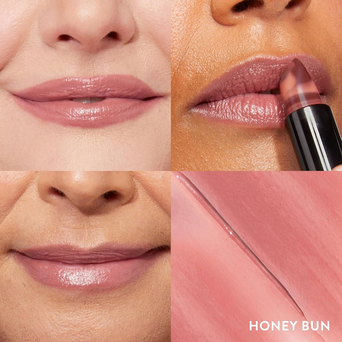 LAURA GELLER NEW YORK Italian Marble Sheer Lipstick - Honey Bun - Hydrating & Lightweight - Vitamin E & Caster Seed Oil - Cream Finish