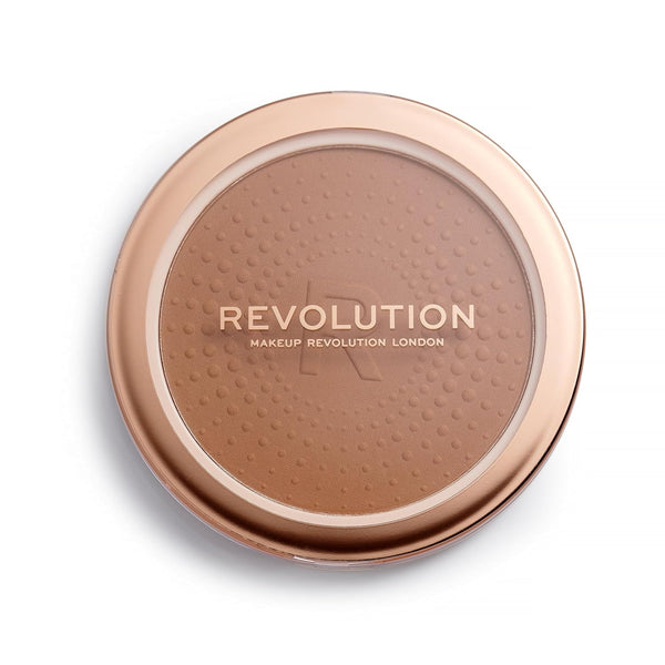 Revolution Mega Bronzer Powder, Warm | Matte Finish, Buildable Sculpting & All-Over Glow for Light to Deep Skin Tones, Vegan & Cruelty-Free, 0.52 oz