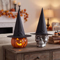 SATINIOR 2 Packs Halloween Witch Hats for Aldults Black Witch Hat Women