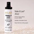 Milani Setting Spray + Primer, Make It Last Dewy - Dewy Finish Moisturizing Formula for Glow on the Go, Setting Spray for Makeup and Face Primer, Prime + Set + Hydrate, 2.03 Fl. Oz