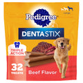 Pedigree Dentastix Dog Dental Treats, Large Breed Dog Treats, Fresh Flavor, 1.87 lb. Bag (36 Treats Total)