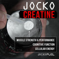 Jocko Fuel Creatine Monohydrate, Pure Micronized Powder for Men & Women, Supports Muscle Growth, Strength, Recovery & Cognition, Unflavored, 450 Grams, 90 Servings