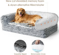 EHEYCIGA Orthopedic Foldable Human Dog Bed - 72x44x11, Grey
