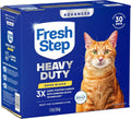 Fresh Step Heavy Duty Odor Block Advanced Multi Cat Clumping Litter with Febreze, 17.5 lb (Package May Vary)