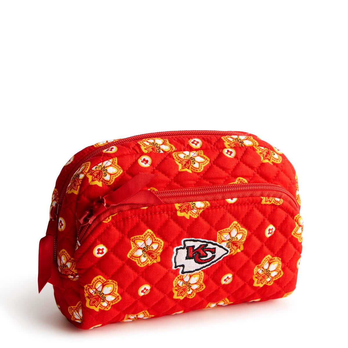 Vera Bradley Women's Cotton Nfl Medium Cosmetic Makeup Organizer Bag (Multiple Teams Available)