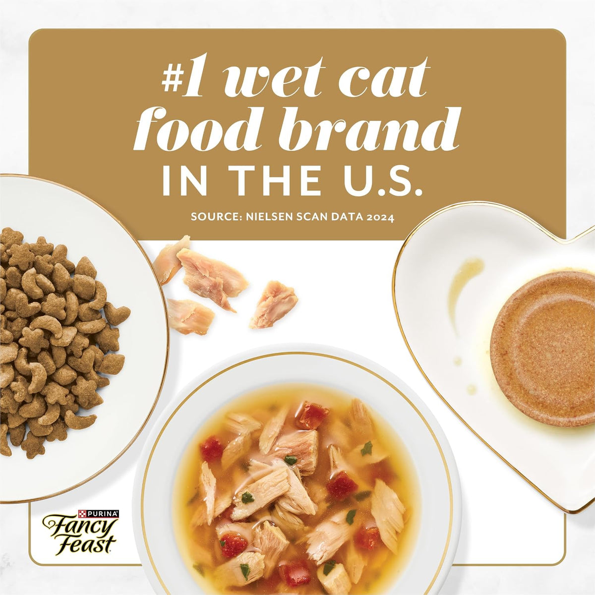 Purina Fancy Feast Petites Seared Salmon Wet Cat Food, 2.8 oz, 12-Pack