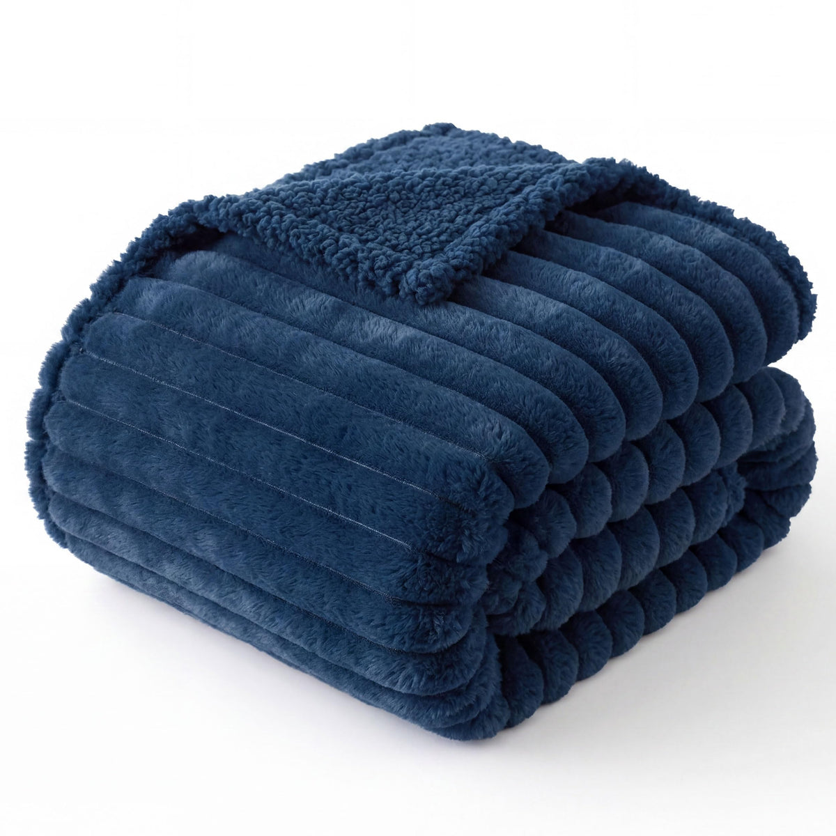 Bedsure ComfyFleece™ Waterproof Dog Blankets for Large Dogs,50x60 Cream | Soft Plush Couch Cover,Washable Corduroy Fleece for Furniture Protector,Cozy Calming Reversible Pet Blanket for Senior Dogs