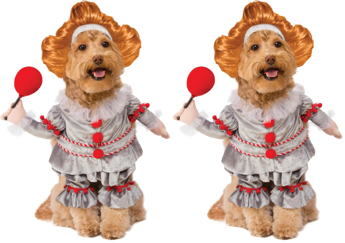 Rubies IT Movie: Pennywise Pet Costume for for Dogs or Cats, XL