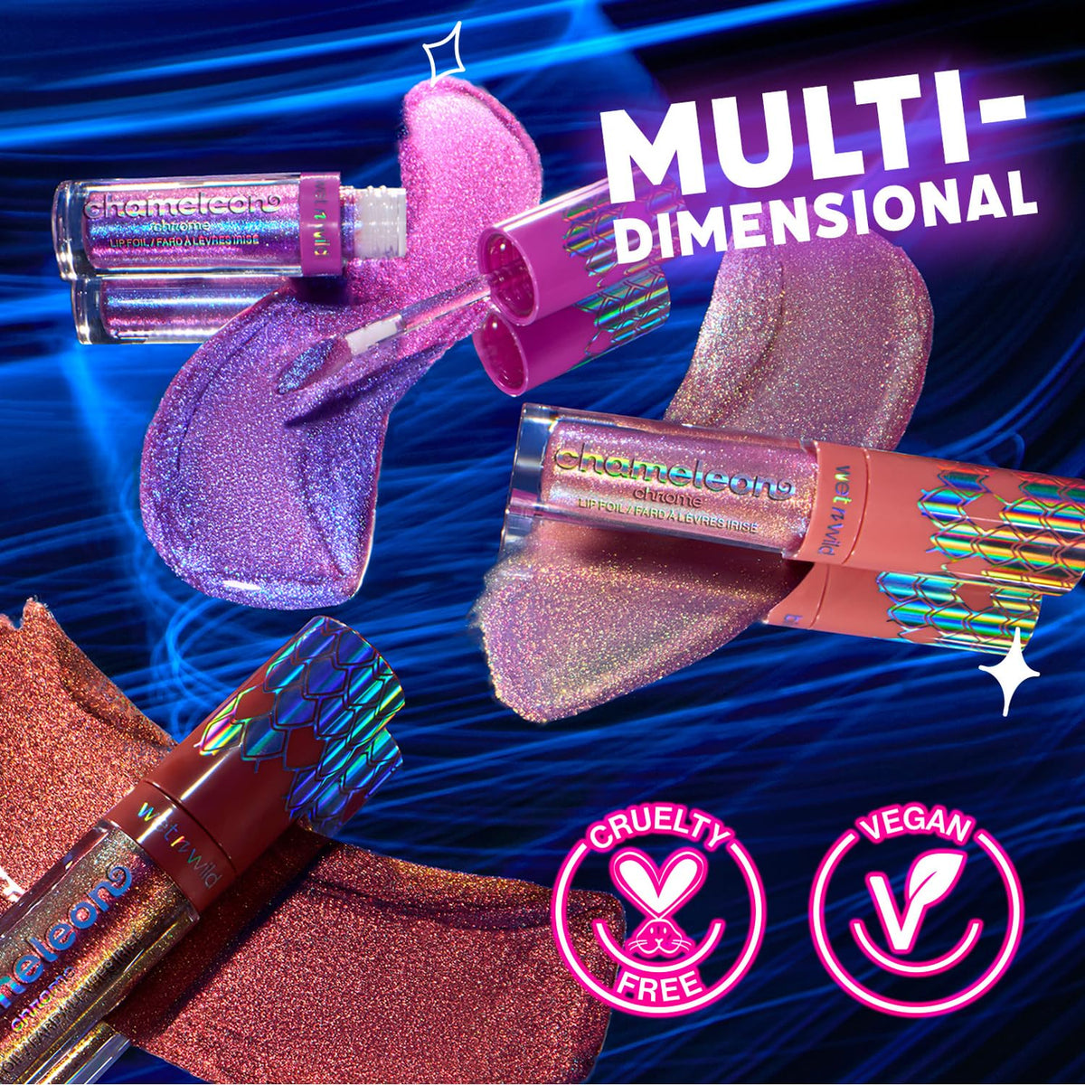 wet n wild Chameleon Chrome Lip Foil - Purple Matter