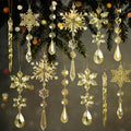 Crystal Ornaments for Christmas Tree Winter Wonderland Decorations