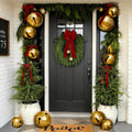 Christmas Decor, Set of 3 Giant Metal Christmas Bells (7.1", 9.84", 12.2")