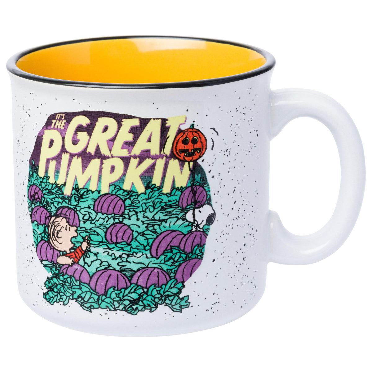 Silver Buffalo Peanuts Snoopy Fall Leaf, Wide Rim Ceramic Mug, 16oz