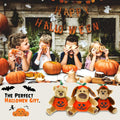 Plush Halloween Dog with Pumpkin - Soft Toy, Home Decor - Gifts for Kids & Toddler Baby - 9 Inches (Halloween Dog)