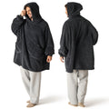Bedsure Soft Wearable Blanket Hoodies for Women, Grey, Standard