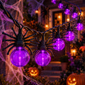8.5FT Pumpkin String Lights with 10 Bulbs for Halloween Outdoor Decor Party