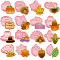 Cake Leaves Baking Pie Crust Cutters Set of 4 Random Color