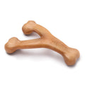 Benebone Wishbone Chew Toy for Aggressive Chewers, Pumpkin Spice, Small