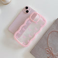 QLTYPRI Bow Case for iPhone 13/iPhone 14 Wavy Fame, Pink