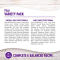 Wellness Complete Health Pate Variety Pack Adult Canned Wet Dog Food, Wholesome Grains, Natural, 12.5 oz, Pack of 6 Cans