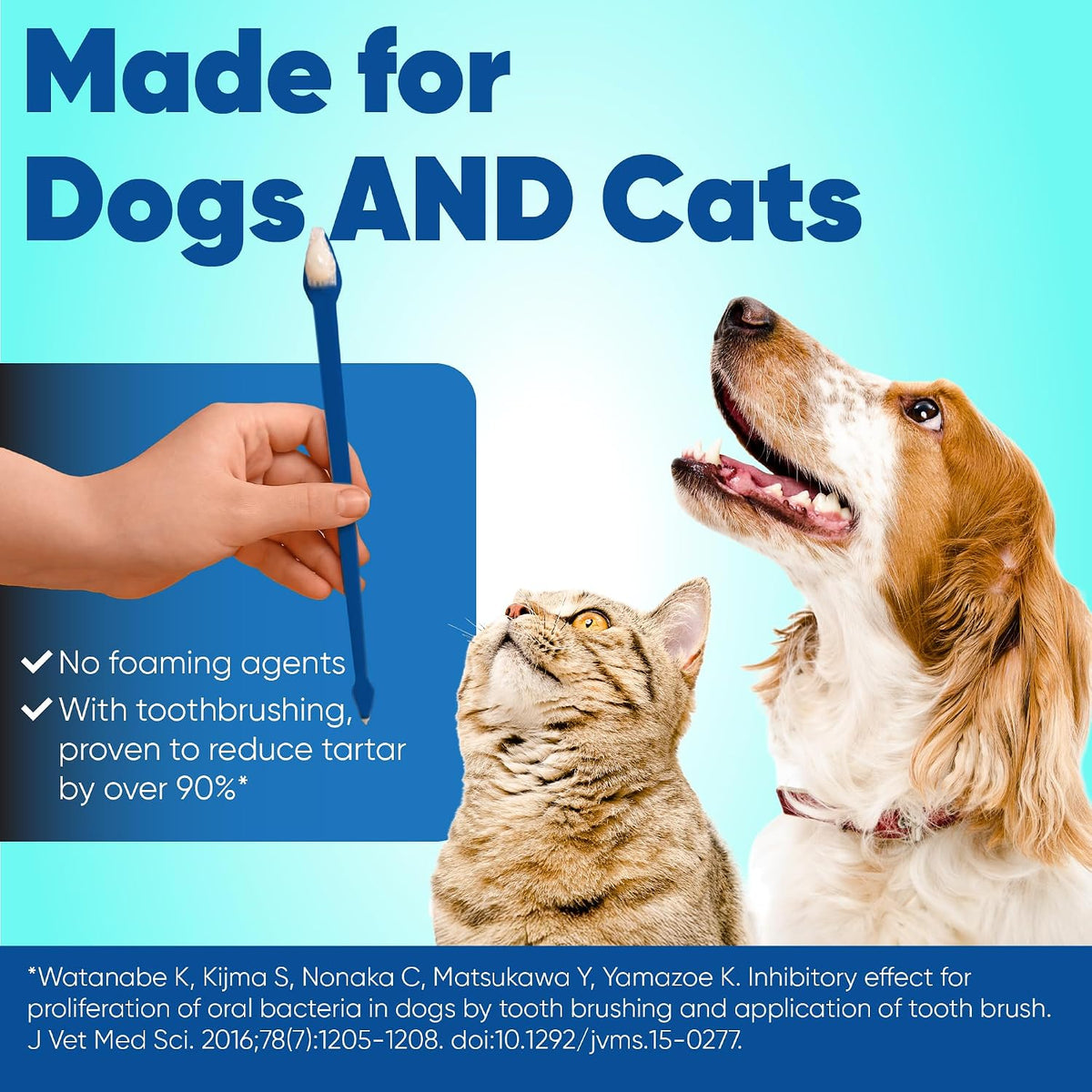 C.E.T. Enzymatic Toothpaste for Dogs and Cats, Poultry, 2.5oz | Plaque and tartar control for fresh breath, pet dental care toothpaste, Dual enzyme system, poultry flavored toothpaste