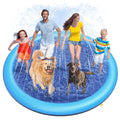 Peteast Dog Pool, Anti-Slip Splash Pad for Dogs, 67 in, Blue