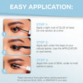 Ardell Seamless Under Lash Cluster Glue & Seal - Clear, Eyelash Glue for Clusters, Long Lasting Hold Eyelash Adhesive with Vitamins A, C, E, 4.2 g, 1 Pack
