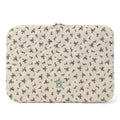 Puffy Laptop Sleeve 13 Inch Cute Quilted Laptop Protective Case Padded Floral Computer Sleeve for MacBook (A-Blue, 13 Inch)