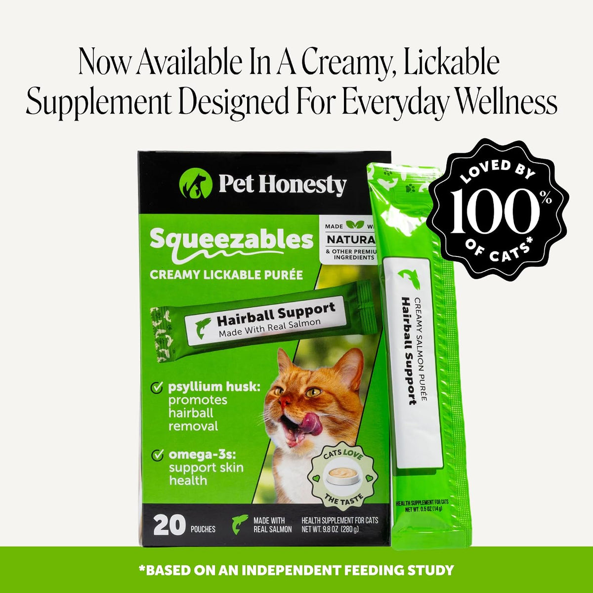 Cat Hairball Remedy Treats - Dual Texture Crunchy Creamy Hairball Treatment for Cats, Furball Relief Control Supplement with Fiber, Fish Oil for Indoor Cats Skin Coat Digestion (30-Day Supply)