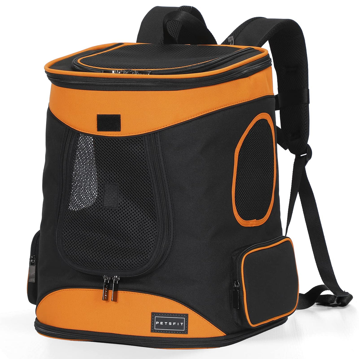Petsfit Dog Backpack Carrier with Upgrade Waist Cushion Design to Better Fit The Waist, Suitable for Small and Medium Dogs Cats, and Rabbits up to 18 Pounds
