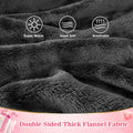 Waitu Wearable Blanket Sweatshirt Gifts for Women and Men, Warm and Cozy Giant Blanket Hoodie, Thick Flannel Hooded Blanket with Sleeves and Giant Pocket - Dark Gray