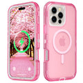 Follaroma Magnetic for iPhone 16 Plus Case, Heavy Duty Phone Cases, Clear