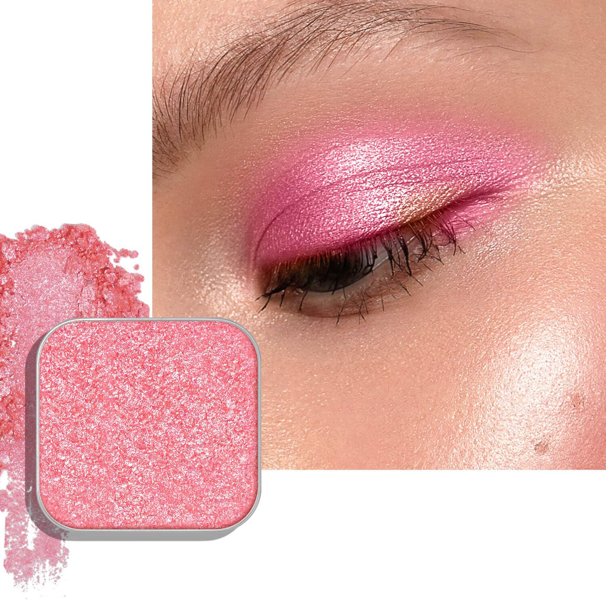 Chameleon Duochrome Eyeshadow, Mauve Taupe with Blue-Green Shift