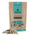 Vital Essentials Freeze Dried Minnows Cat Treats | Single Ingredient | Premium Quality | Grain Free, Healthy Treats for Cats, 1 oz Bag