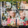 Lunmon 48 Pcs Crocheted Angel Ornaments for Christmas Tree, White Doilies