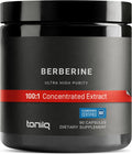 Toniiq NSF Certified Ultra High Strength Berberine HCl from The Himalayas - 100:1 Concentrated Extract - Lab-Tested 97% Berberine HCl - 90 Vegetarian Capsules, 500 mg per Capsule