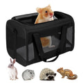 Cat Carrying Case - Pet Carrier Airline Approved, Protable and Breathable Pet Travel Carrier Removable Fleece Pad, Collapsible Cat Carrier Dog Carrier for Medium Cats Small Cats Dogs (Small, Pink)