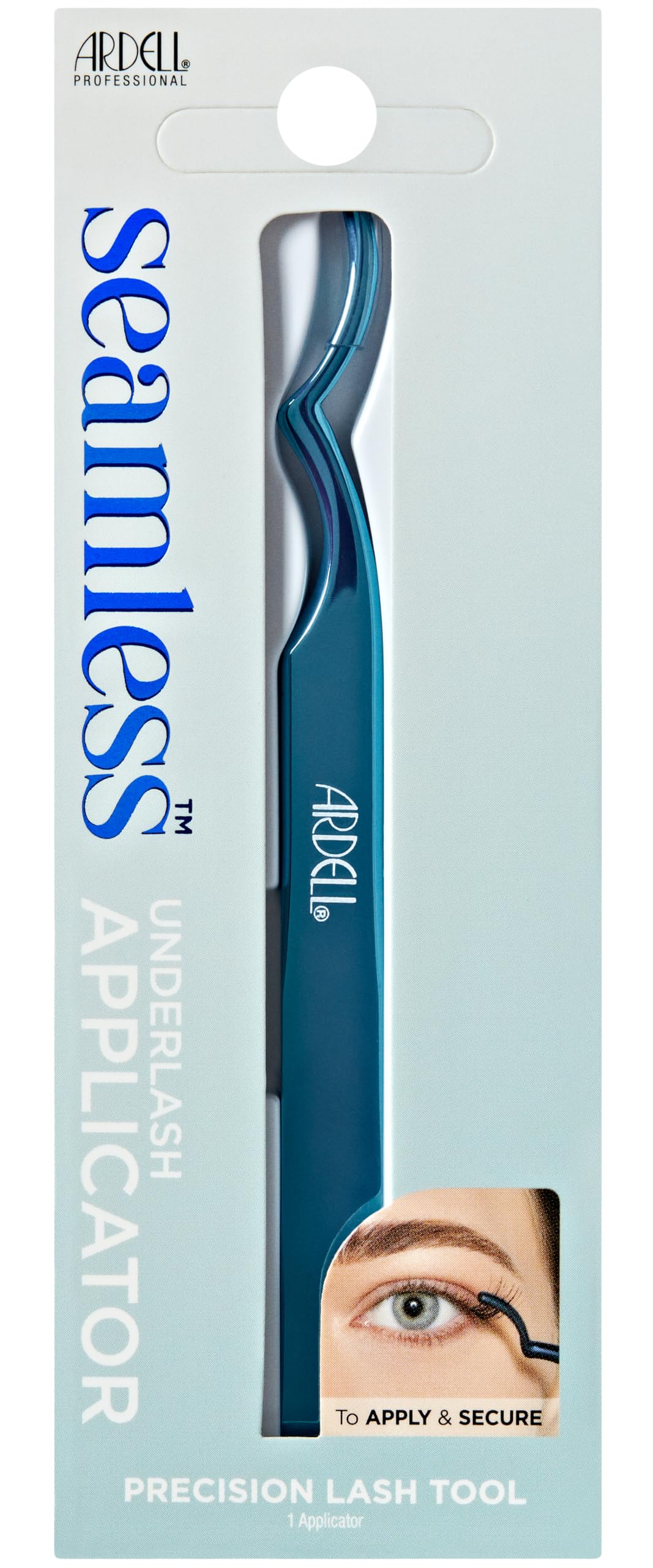Ardell Seamless Under Lash Cluster Glue & Seal - Clear, Eyelash Glue for Clusters, Long Lasting Hold Eyelash Adhesive with Vitamins A, C, E, 4.2 g, 1 Pack