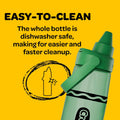 CamelBak Crayola Chug Water Bottle 25oz, Green | Fast Flow Chug Lid, Slim Portable Design, Durable Tritan Renew Bottle, Dishwasher Safe Design, Crayola Color Collection
