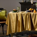 Christmas Gold Velvet Table Cloth Rectangle Table Fall French Table Cloth