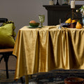 Christmas Gold Velvet Table Cloth Rectangle Table Fall French Table Cloth