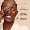 Revlon Liquid Foundation, ColorStay Face Makeup for Combination & Oily Skin, SPF 15, Medium-Full Coverage with Matte Finish, 360 Golden Caramel, 1 Fl Oz