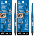 Revlon ColorStay Pencil Waterproof Eyeliner, Smudge-Proof, Eye Makeup with Built-In Sharpener, Long-Lasting, Matte Finish, 202 Black Brown, 0.01 oz